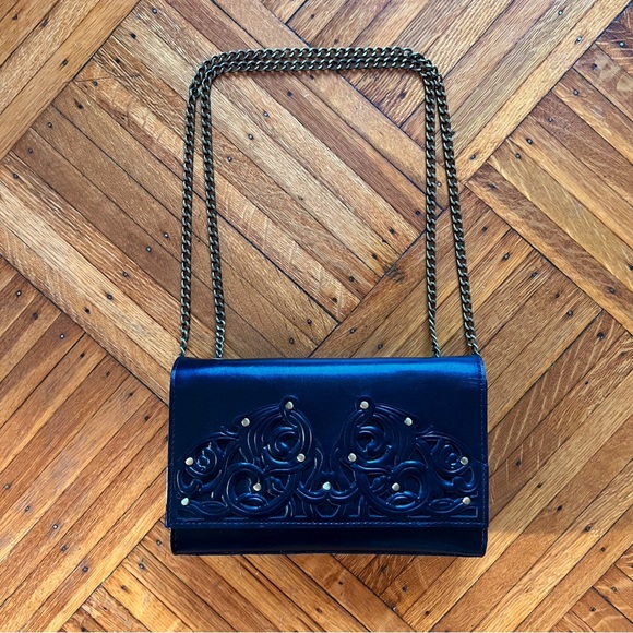 Patricia Nash Giada Chain Bag - Black - Picture 5 of 9